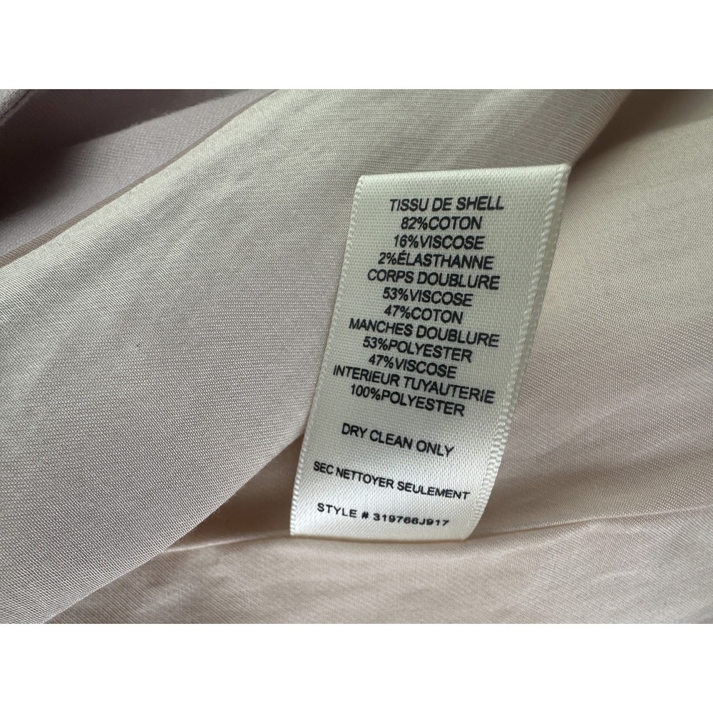 Rebecca Taylor Tailored Blazer Jacket Cotton Stretch Career Office Womens Size 8 - Picture 16 of 16